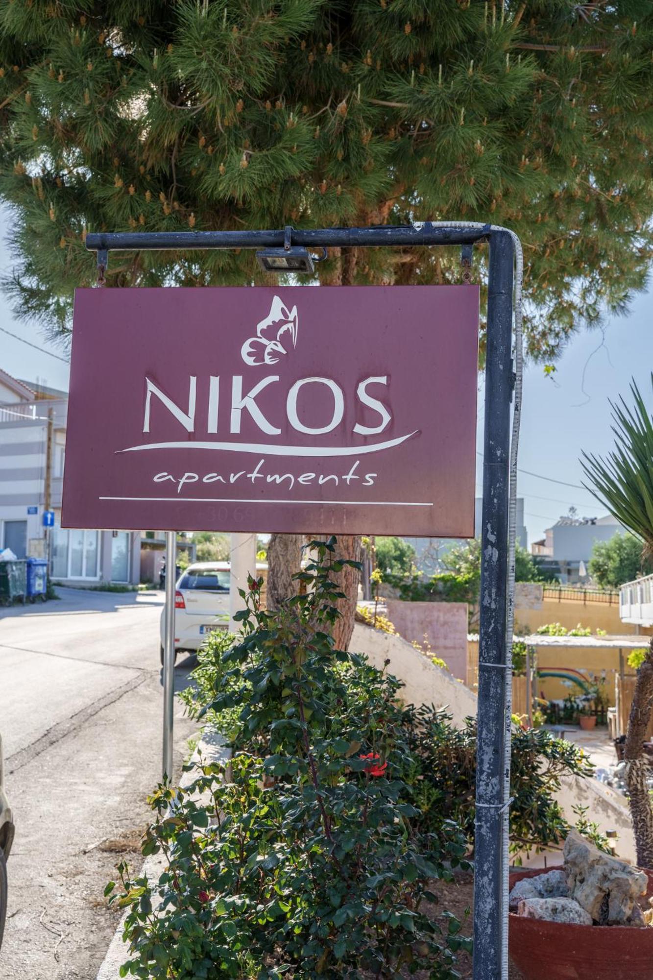 Nikos Apartments Агия-Марина Экстерьер фото