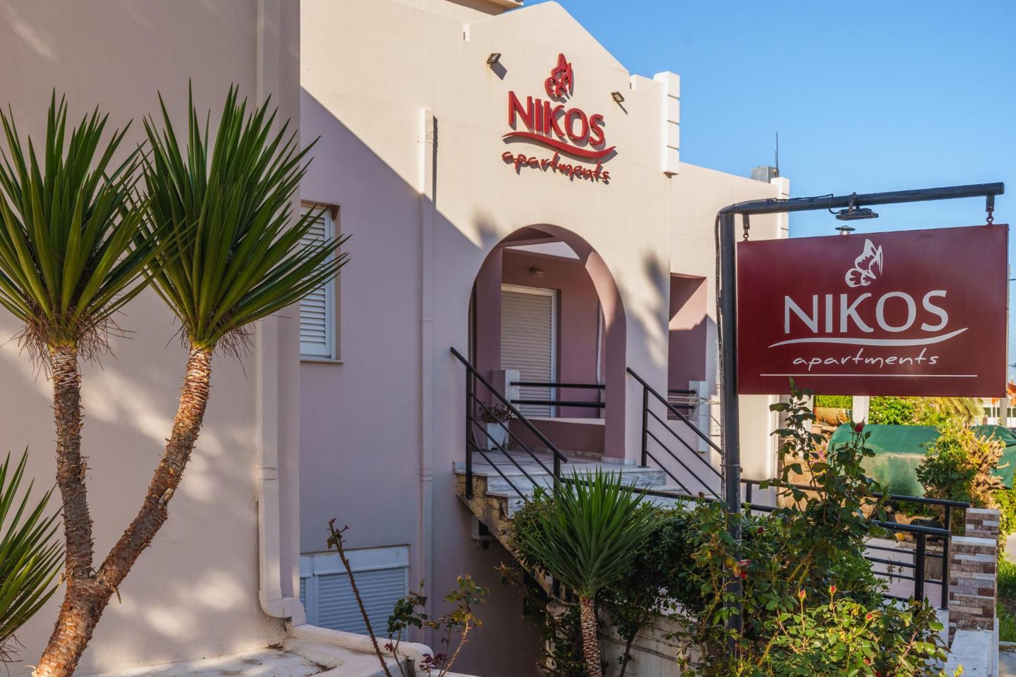 Nikos Apartments Агия-Марина Экстерьер фото