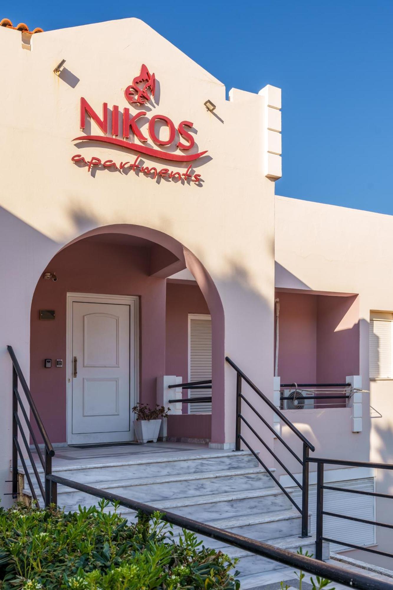 Nikos Apartments Агия-Марина Экстерьер фото