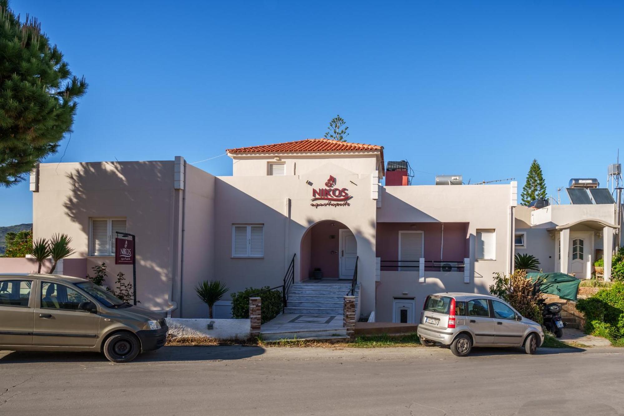 Nikos Apartments Агия-Марина Экстерьер фото