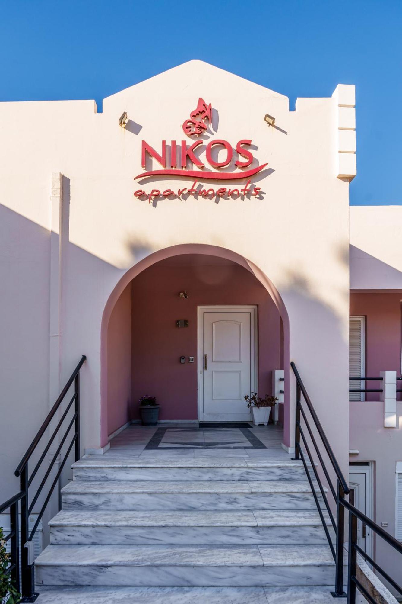 Nikos Apartments Агия-Марина Экстерьер фото