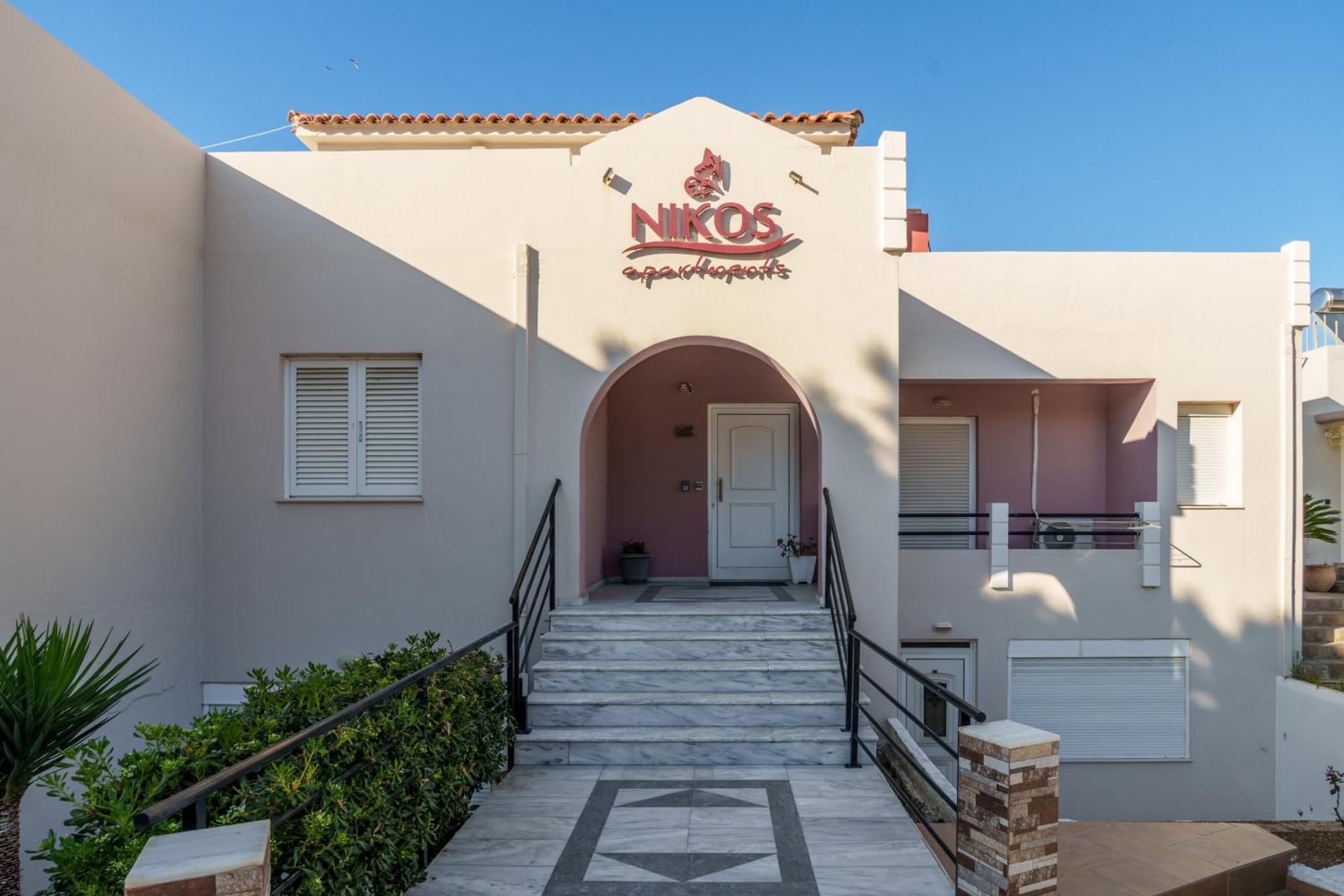 Nikos Apartments Агия-Марина Экстерьер фото