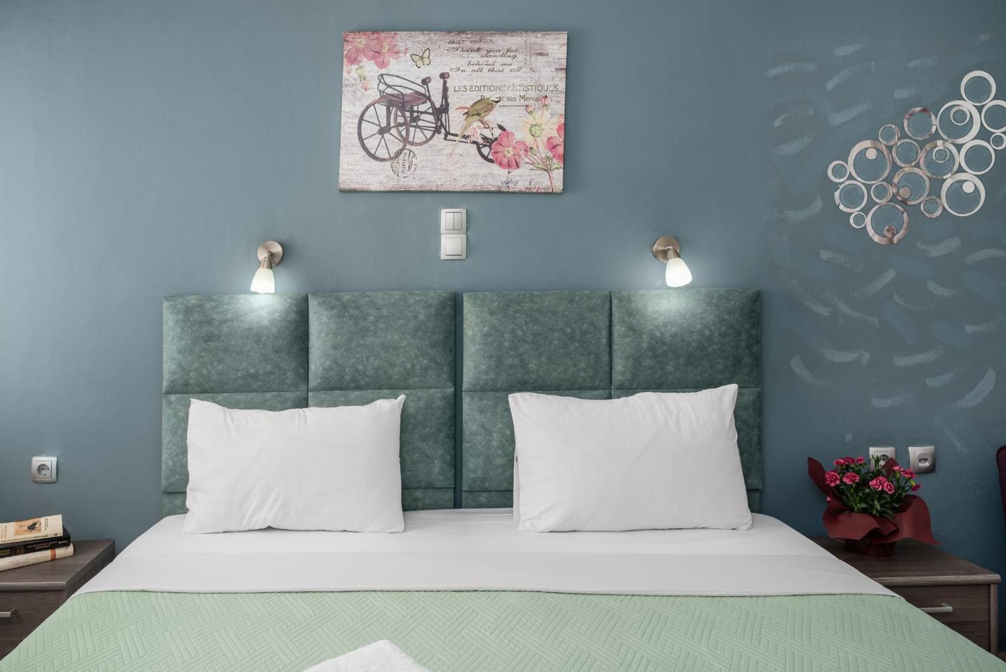 Nikos Apartments Агия-Марина Экстерьер фото