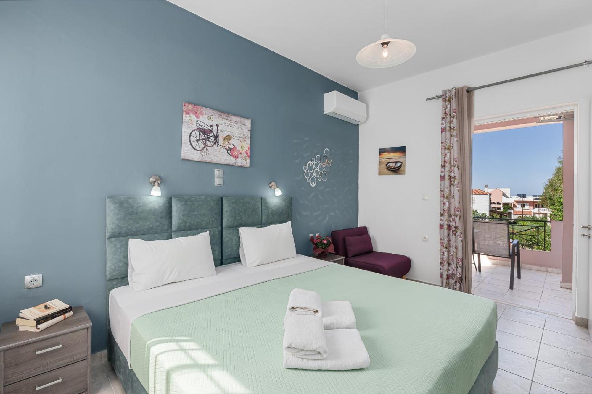 Nikos Apartments Агия-Марина Экстерьер фото